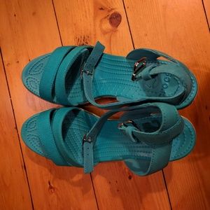Crocs wedge sandals